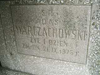 Adam Warczachowski 1975 Płock - Grobonet - Wyszukiwarka osób pochowanych