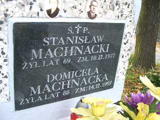 Domicela Machnacka Płock - Grobonet - Wyszukiwarka osób pochowanych