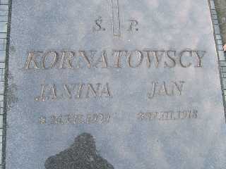 Janina Kornatowska 1920 Płock - Grobonet - Wyszukiwarka osób pochowanych
