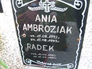 Radosław Ambroziak 1985 Płock - Grobonet - Wyszukiwarka osób pochowanych
