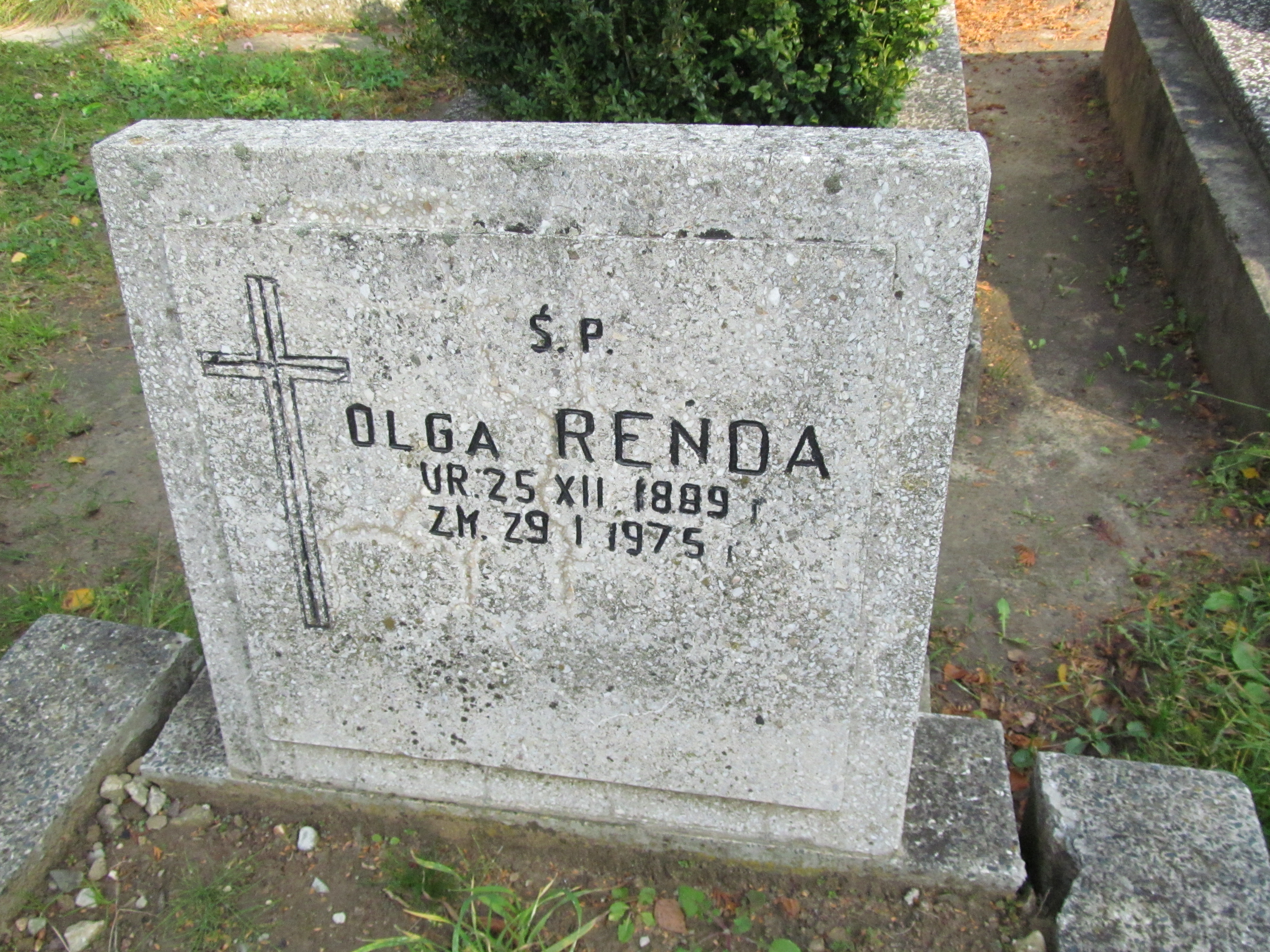 Olga Reńda 1899 Płock - Grobonet - Wyszukiwarka osób pochowanych