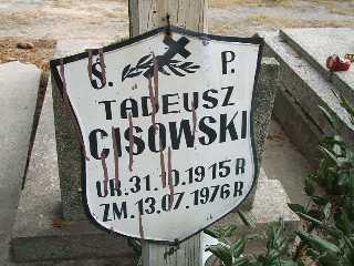 Tadeusz Cisowski 1915 Płock - Grobonet - Wyszukiwarka osób pochowanych