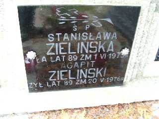 Stniasława Zielińska 1886 Płock - Grobonet - Wyszukiwarka osób pochowanych