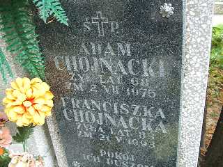 Franciszka Chojnacka Płock - Grobonet - Wyszukiwarka osób pochowanych