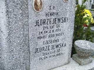 Henryk Jędrzejewski Płock - Grobonet - Wyszukiwarka osób pochowanych