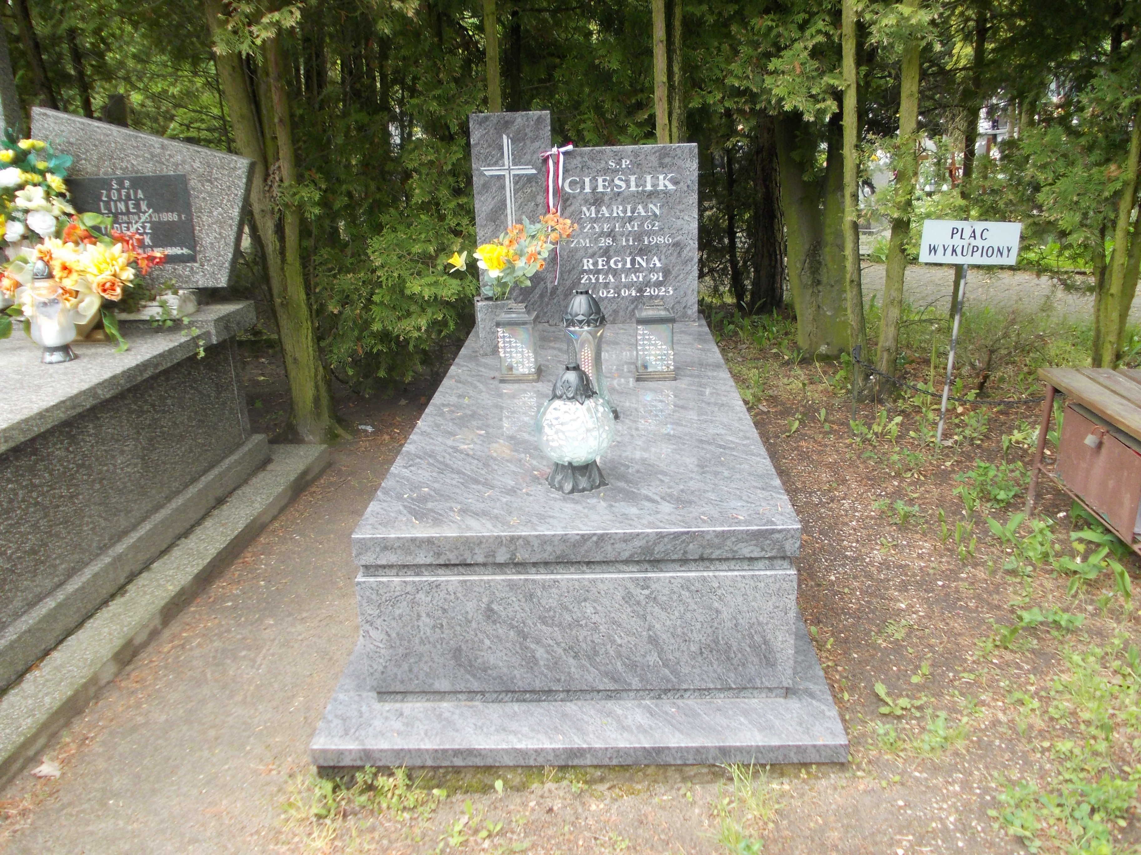 Grób Marian Cieślik