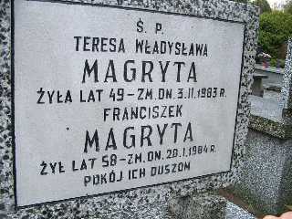 Grób Teresa Magryta