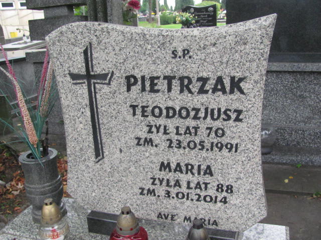 Teodozjusz Pietrzak Płock - Grobonet - Wyszukiwarka osób pochowanych