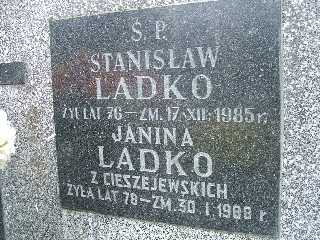 Grób Janina Ladko
