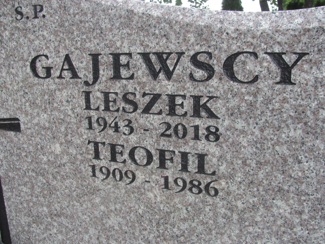 Grób Leszek  Gajewski