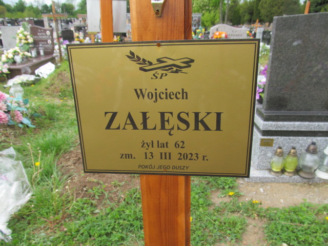 Wojciech Załęski 1960 Płock - Grobonet - Wyszukiwarka osób pochowanych