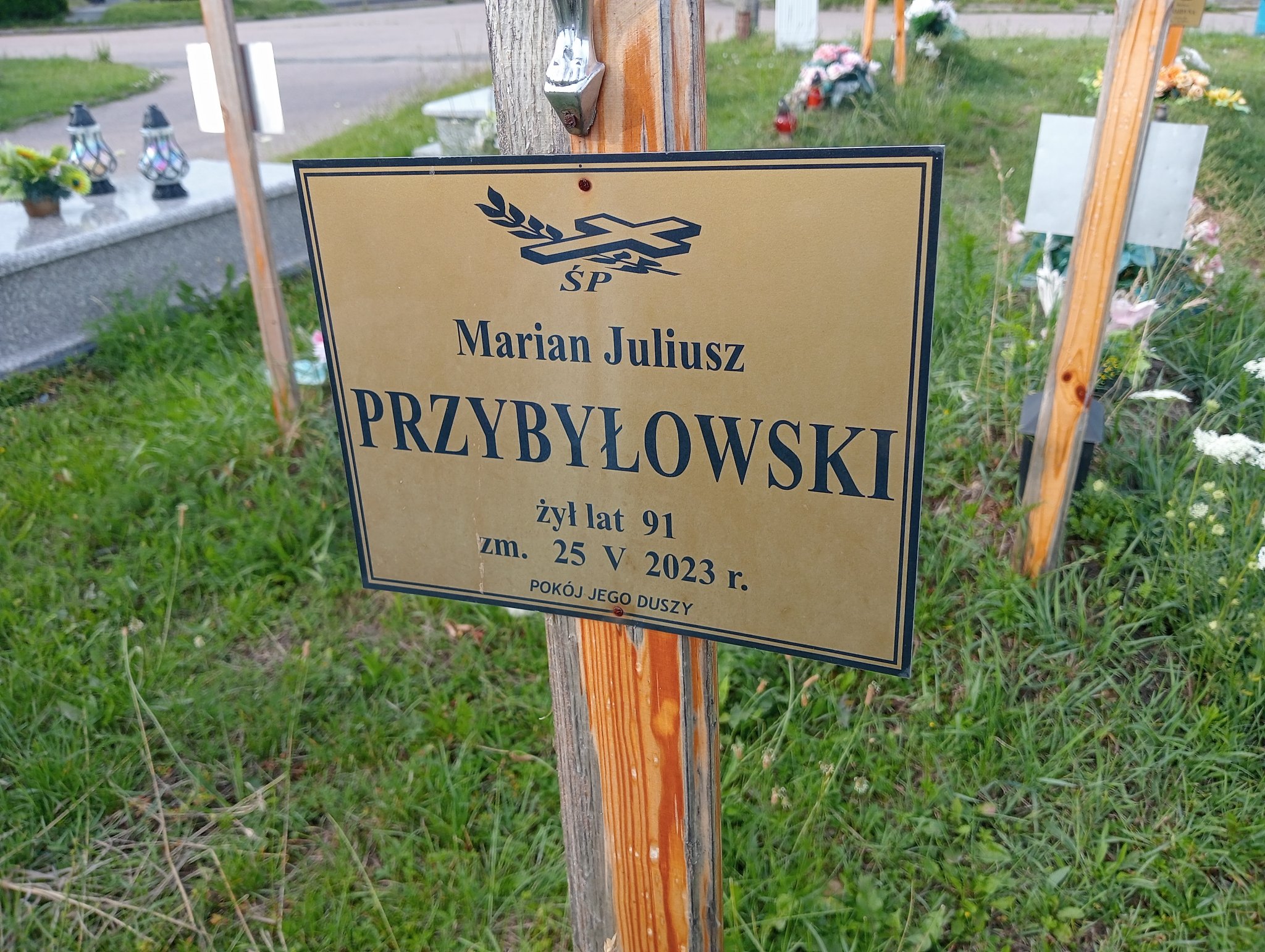 Grób Marian Przybyłowski