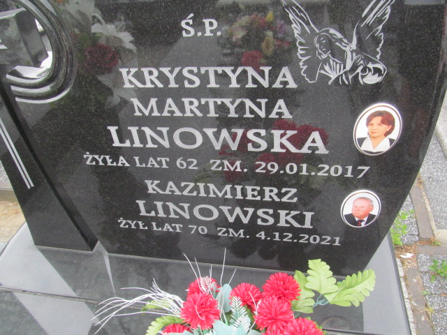 Krystyna Martyna Linowska 1954 Płock - Grobonet - Wyszukiwarka osób pochowanych