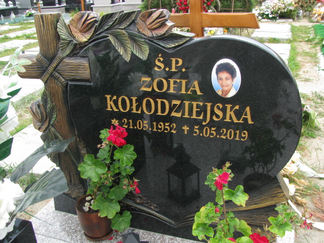 Zofia Kołodziejska 1952 Płock - Grobonet - Wyszukiwarka osób pochowanych