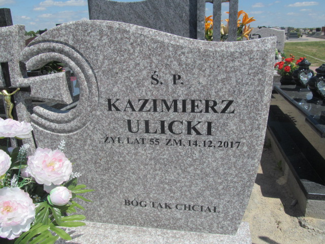 Kazimierz Ulicki 1962 Płock - Grobonet - Wyszukiwarka osób pochowanych