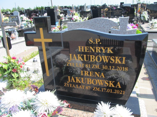 Irena Jakubowska 1933 Płock - Grobonet - Wyszukiwarka osób pochowanych