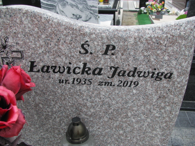 Jadwiga Ławicka 1935 Płock - Grobonet - Wyszukiwarka osób pochowanych