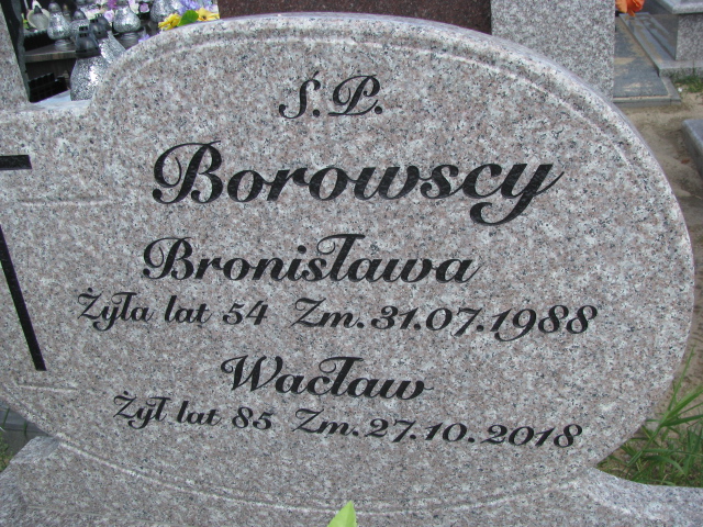Wacław Borowski 1933 Płock - Grobonet - Wyszukiwarka osób pochowanych