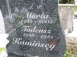 Tadeusz Kamiński 1935 Płock - Grobonet - Wyszukiwarka osób pochowanych