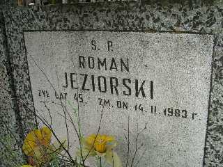 Roman Jeziorski 1938 Płock - Grobonet - Wyszukiwarka osób pochowanych