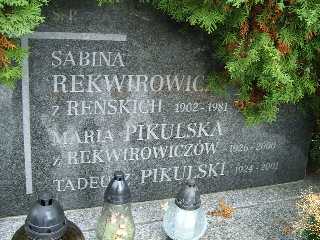 Tadeusz Pikulski 1924 Płock - Grobonet - Wyszukiwarka osób pochowanych