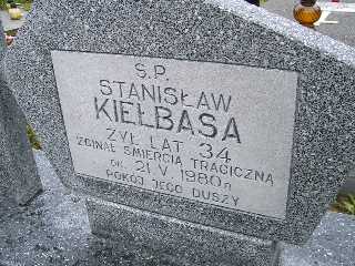 Stanisław Kiełbasa Płock - Grobonet - Wyszukiwarka osób pochowanych