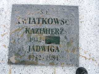 Grób Jadwiga Kwiatkowska