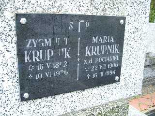 Grób Zygmunt Krupski