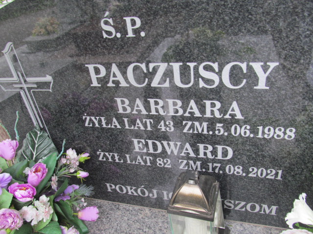 Grób Edward Paczulski