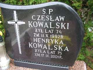 Henryka Kowalska 1926 Płock - Grobonet - Wyszukiwarka osób pochowanych