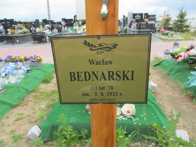 Grób Wacław Bednarski
