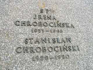 Grób Stanisław Chrobociński