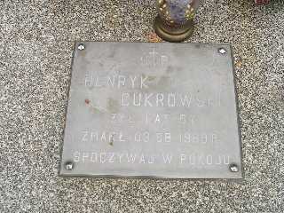Henryk Cukrowski 1925 Płock - Grobonet - Wyszukiwarka osób pochowanych