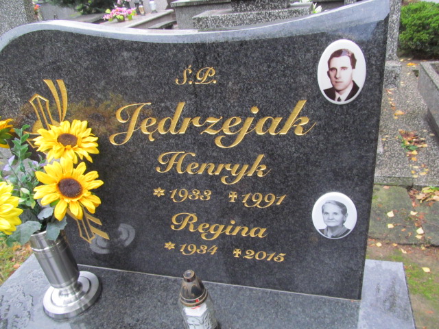 Regina Jędrzejak 1934 Płock - Grobonet - Wyszukiwarka osób pochowanych