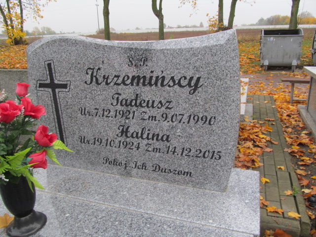 Halina Krzemińska 1924 Płock - Grobonet - Wyszukiwarka osób pochowanych