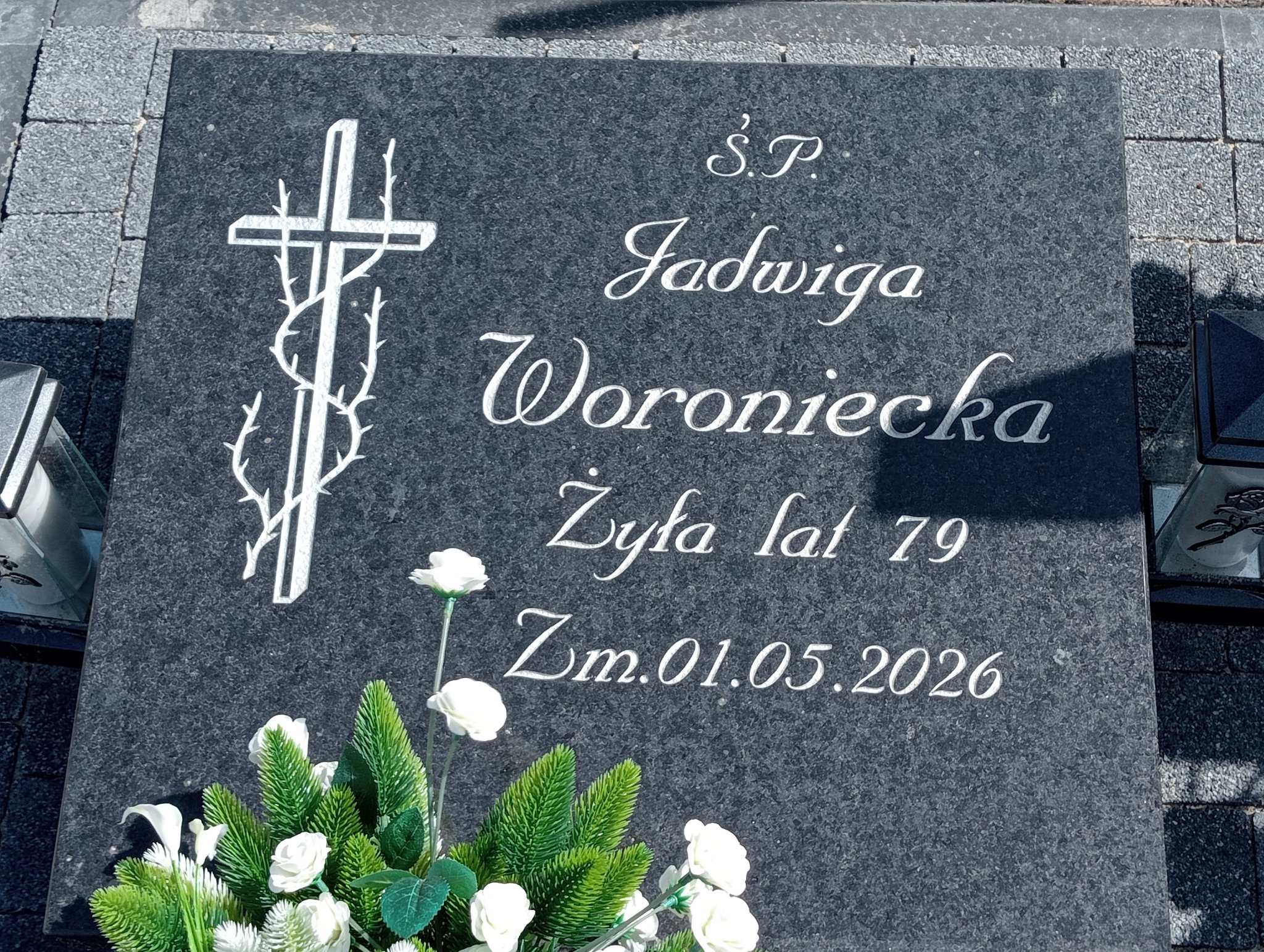 Grób Jadwiga Woroniecka