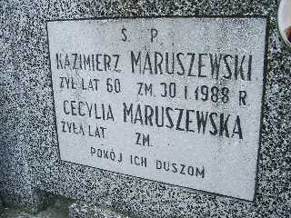 Grób Kazimierz Maruszewski