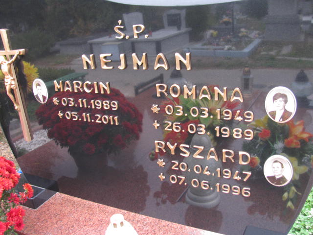 Romana Nejman 1949 Płock - Grobonet - Wyszukiwarka osób pochowanych