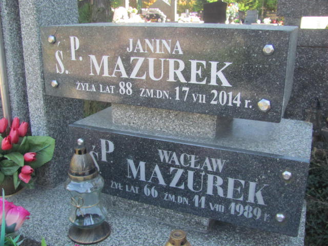 Wacław Mazurek 1922 Płock - Grobonet - Wyszukiwarka osób pochowanych