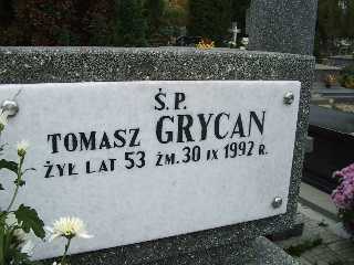 Tomasz Grycan Płock - Grobonet - Wyszukiwarka osób pochowanych