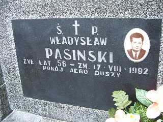 Grób Władysław Pasiński