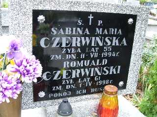 Grób Romuald Czerwinski