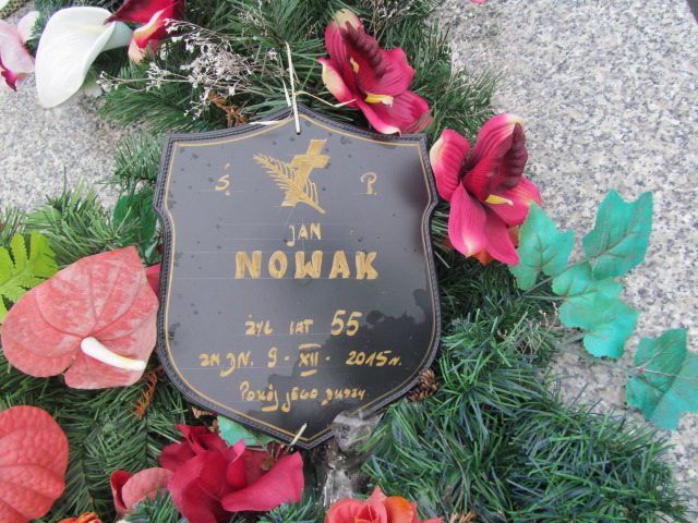 Jan Nowak 1960 Płock - Grobonet - Wyszukiwarka osób pochowanych