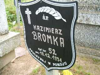 Grób Stanisław Bromka