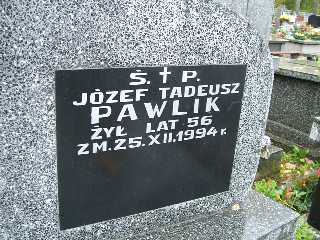 Józef Pawlik Płock - Grobonet - Wyszukiwarka osób pochowanych