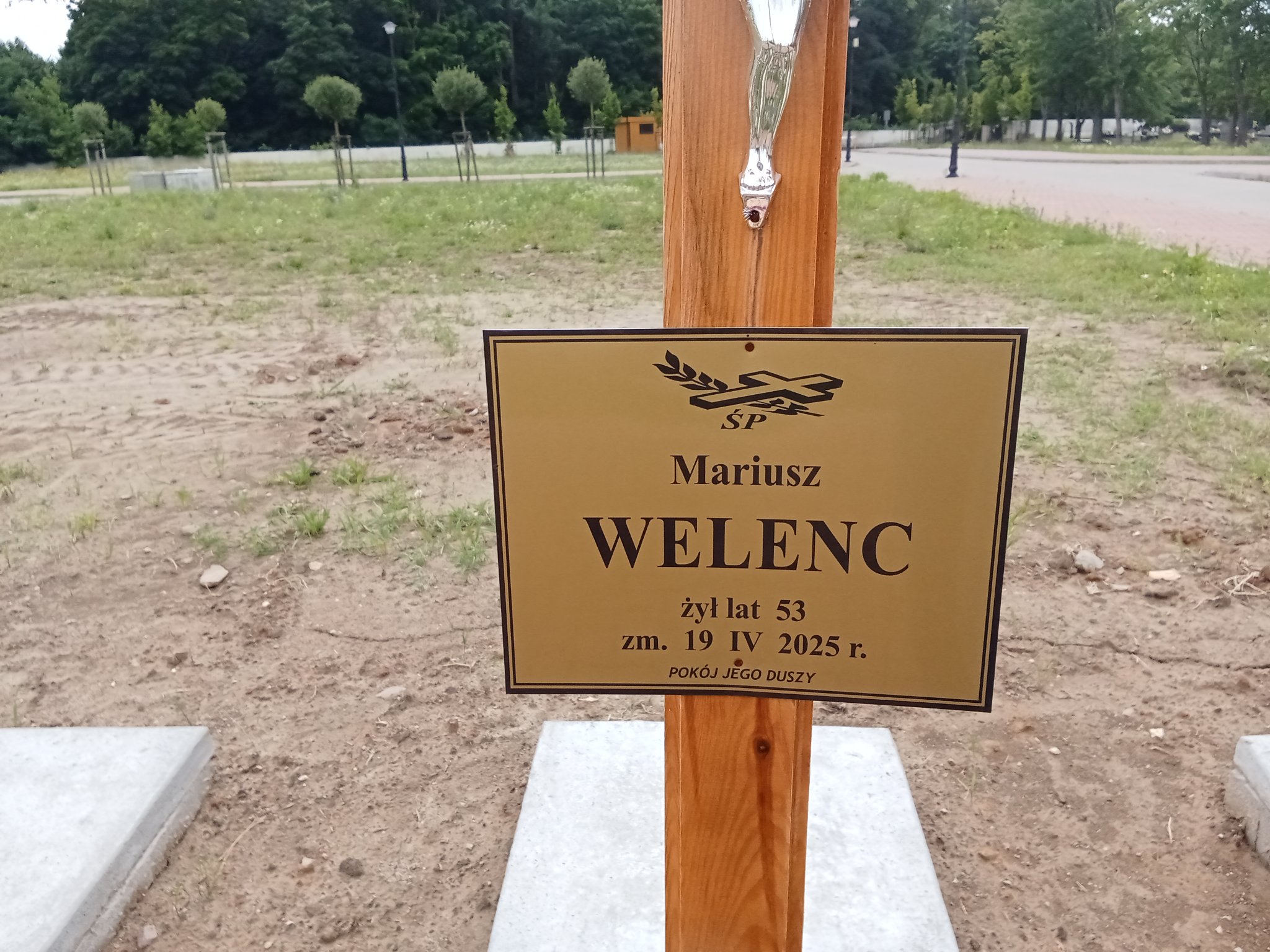 Grób Mariusz Welenc